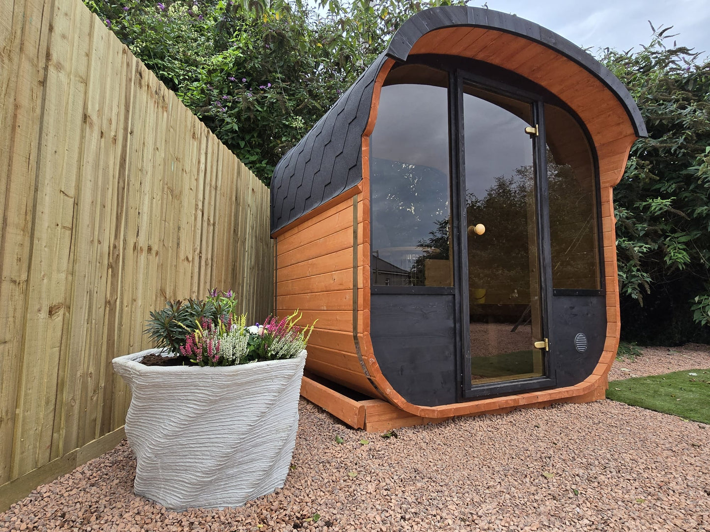 3D Printed Concrete Spiral Planter