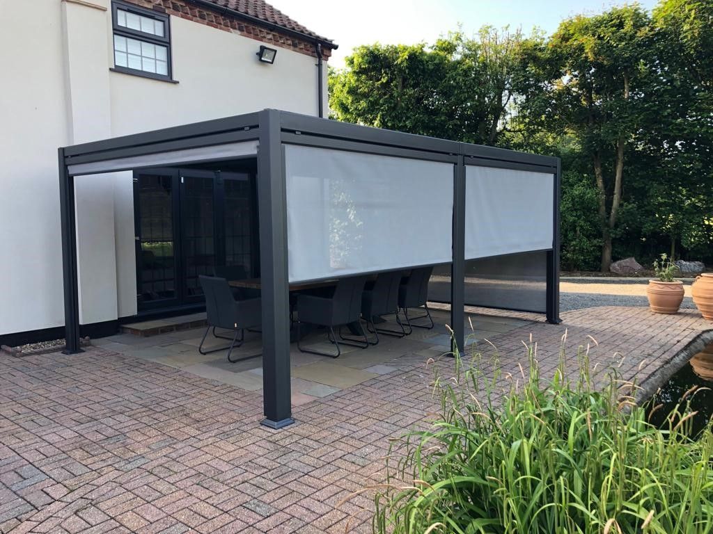Lynx - 3.5m x 5.4m Manual Louvre Roof Pergola