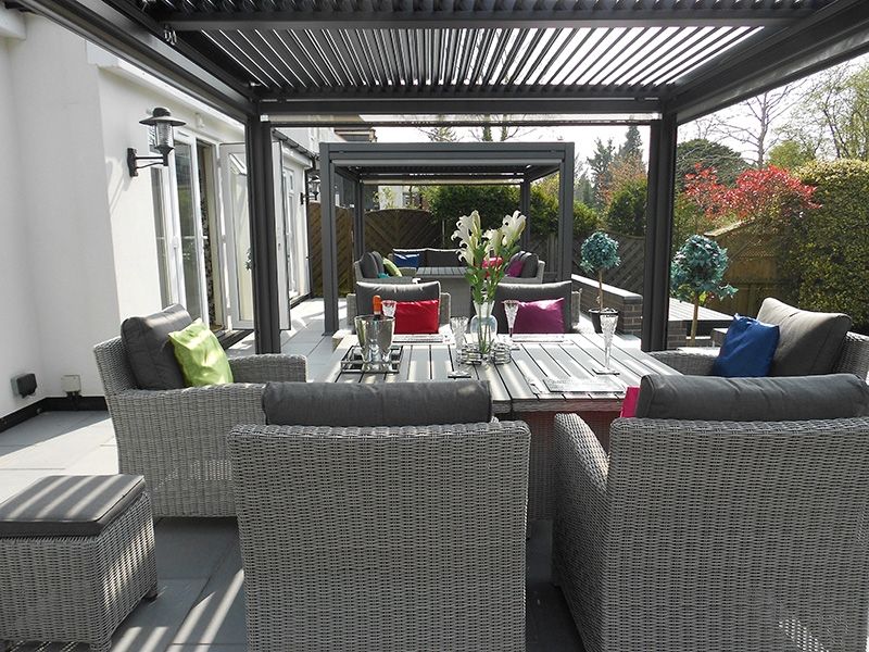 Lynx - 3m x 3m Manual Louvre Roof Pergola