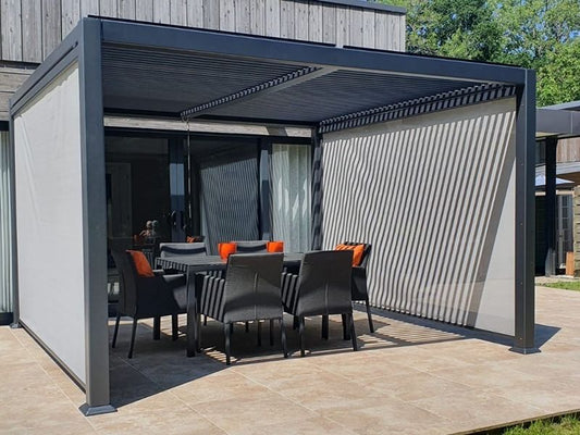 Lynx - 3.5m x 3.6m Manual Louvre Roof Pergola