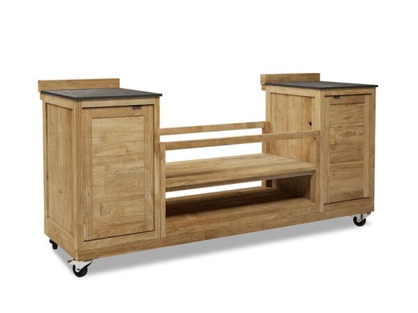 Odesa BBQ Cabinet Unit Trolley On Wheels