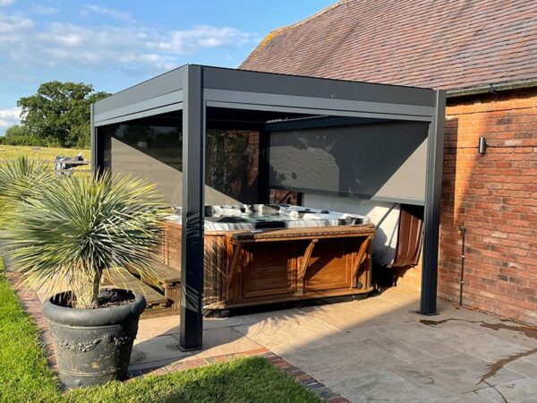Orion - Free Standing 3m x 3m Motorised Louvre Roof Pergola