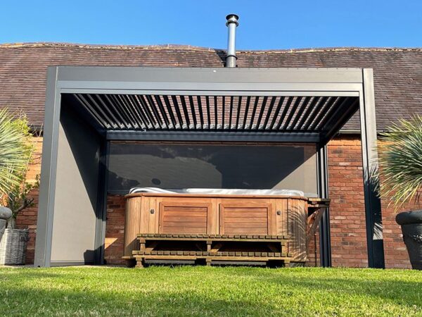 Orion - Free Standing 3m x 3m Motorised Louvre Roof Pergola