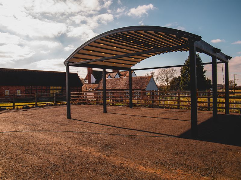 Vega Crescent - 6m x 8m Electric Retractable Awning