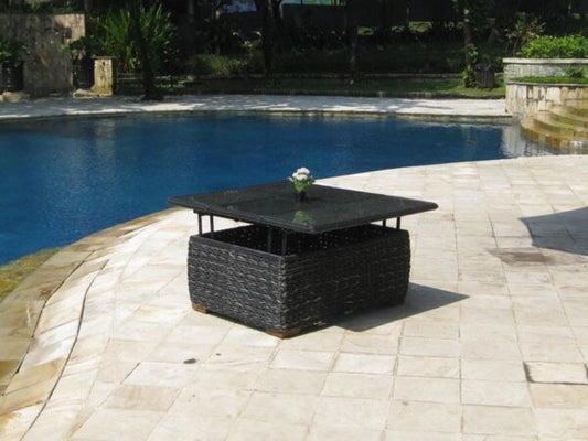 Midnight Montana Rattan Extending Coffee Table (Rectangle)