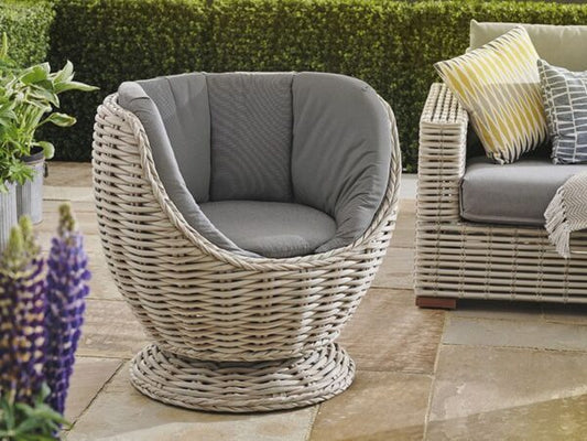 Fiji Rattan Swivel Chair