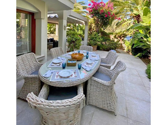 Fiji Rattan Oval Table