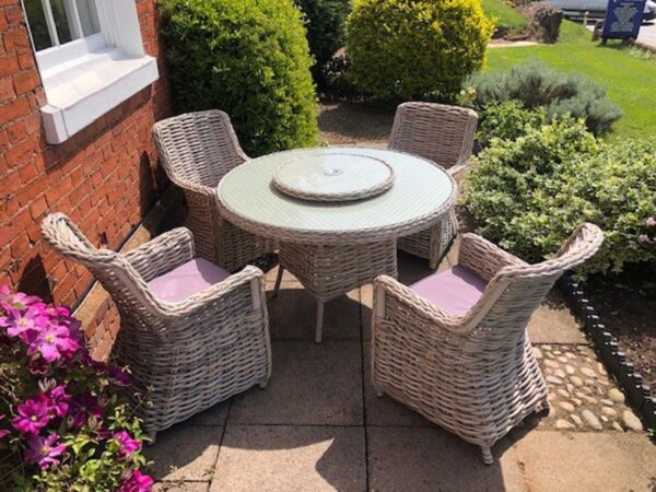 Fiji Rattan Lazy Susan