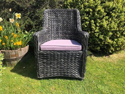 Midnight Montana Rattan Dining Chair