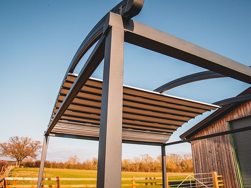 Vega Crescent - 6m x 8m Electric Retractable Awning