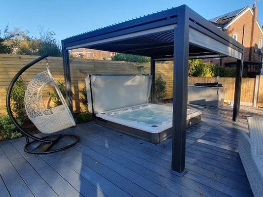 Lynx - 3m x 3m Manual Louvre Roof Pergola