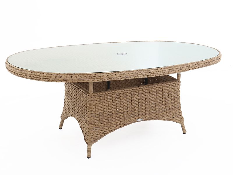Montana Rattan Oval Table