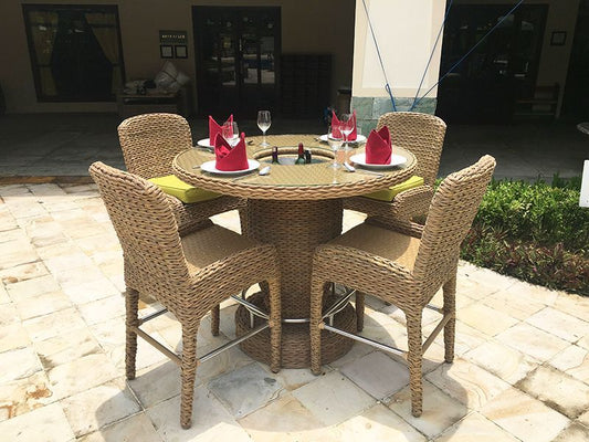 Montana Rattan Bar Stool