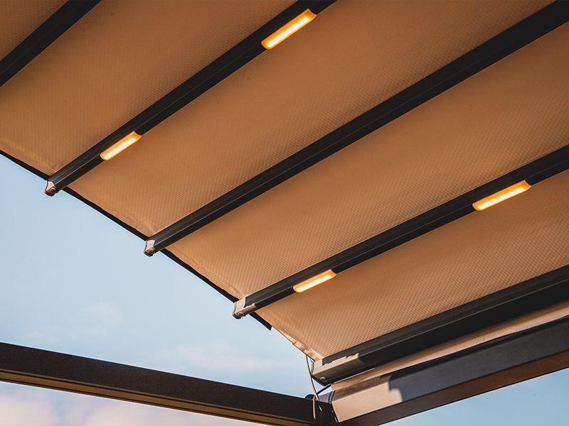 Vega Crescent - 4m x 6m Electric Retractable Awning